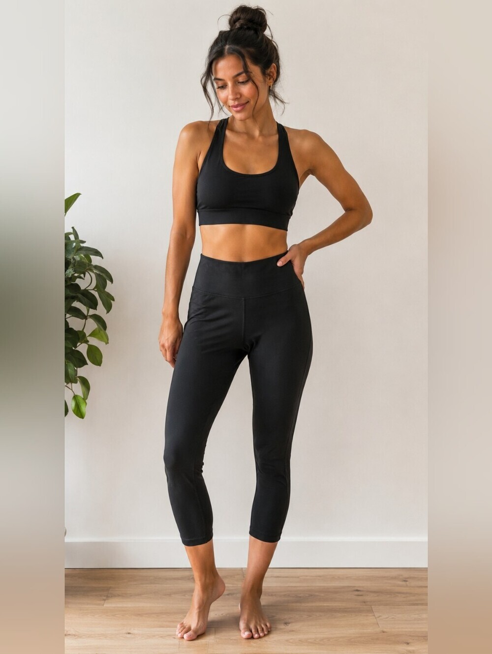 lululemon athletica Black High-Rise Capri Leggings